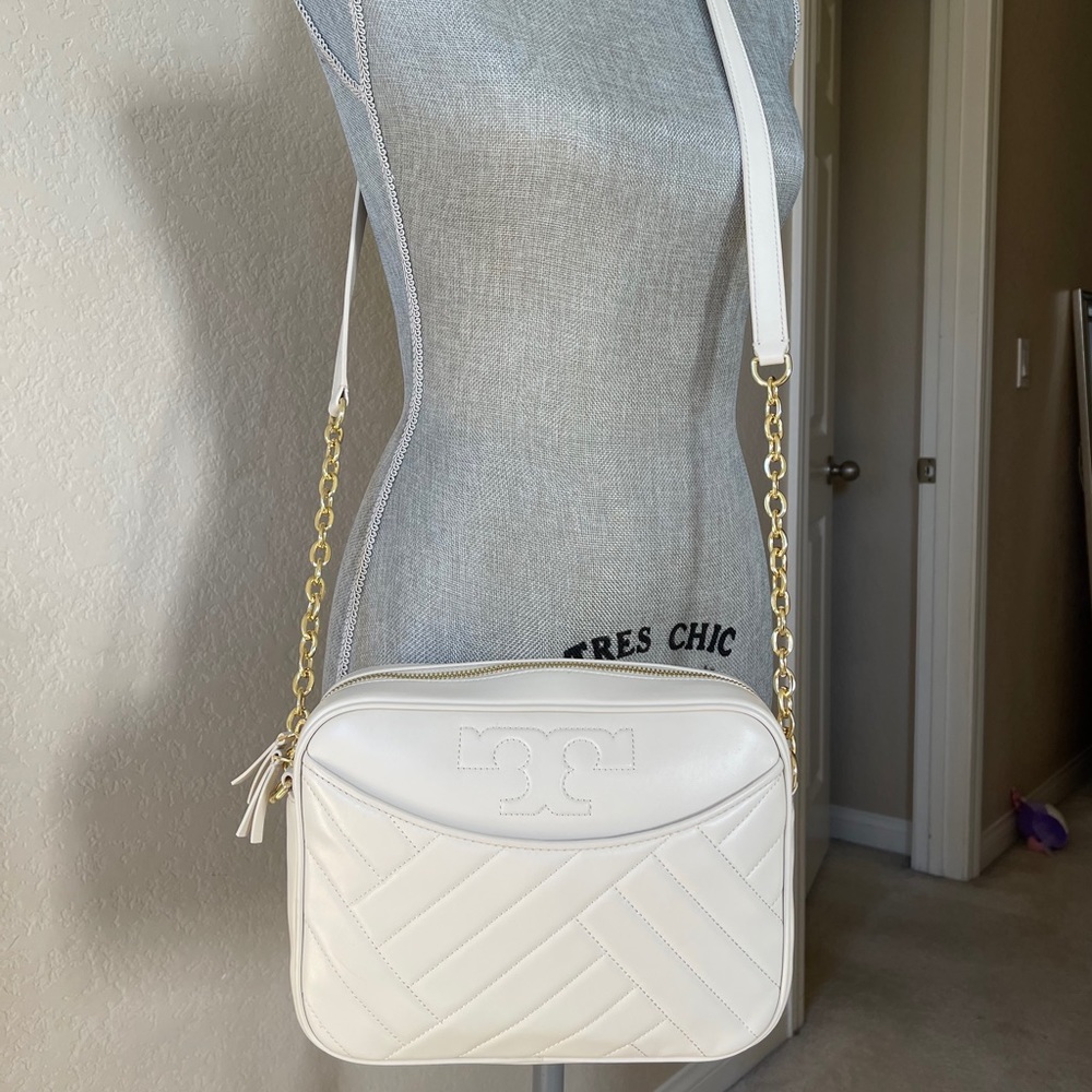 Tory Burch Alexa Stitch Camera Bag **EUC**